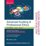 Commercial's Advanced Auditing & Professional Ethic MCQs for CA Final Group 1 Paper 3 November 2022 Exam [New Syllabus] by Abhishek Bansal